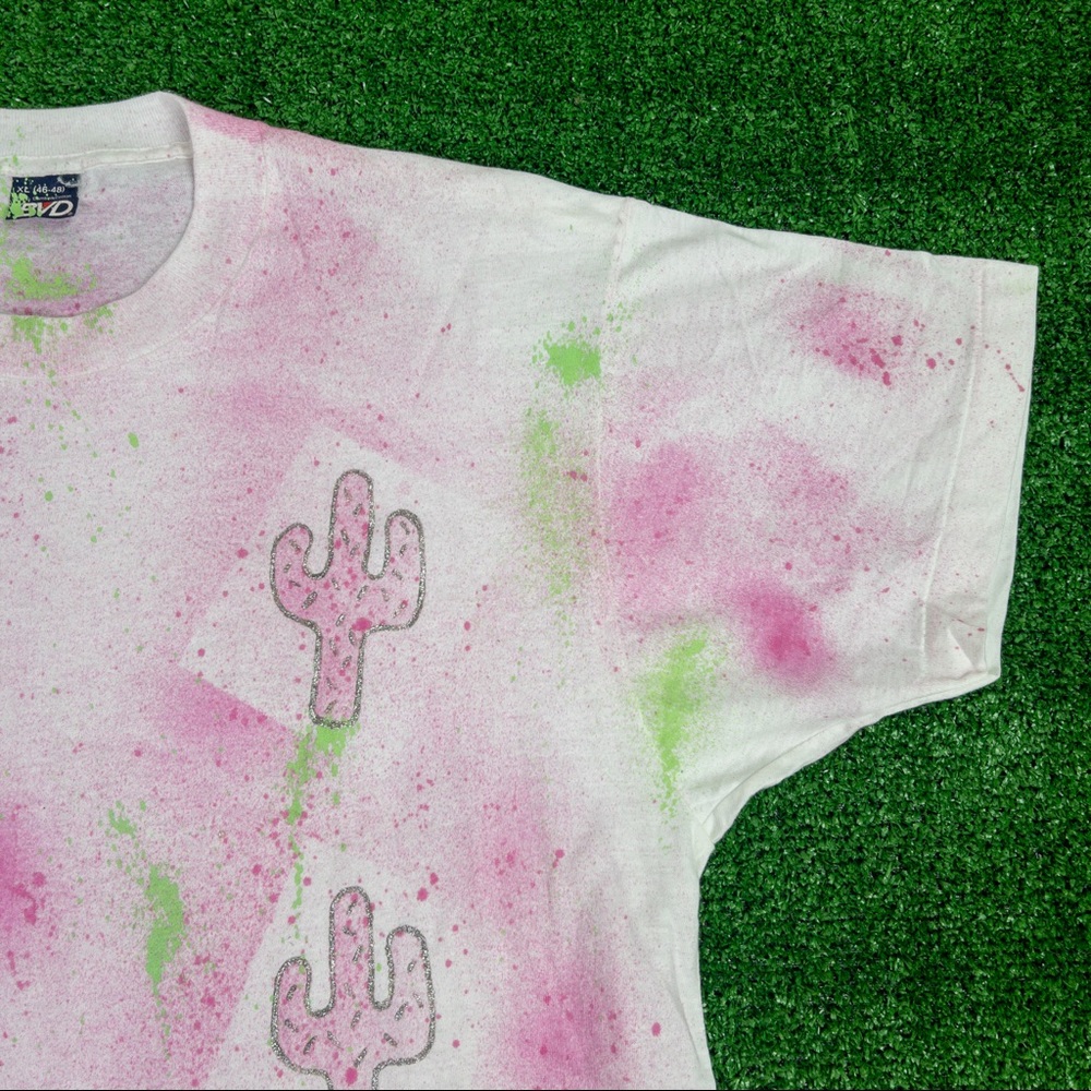 Vtg Cactus Single Stitch T Shirt